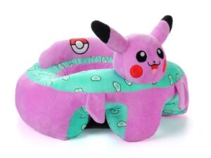 Fotoliu Bebe Animale Invat Sa Stau In Fundulet XXL 60 cm - Pickachu