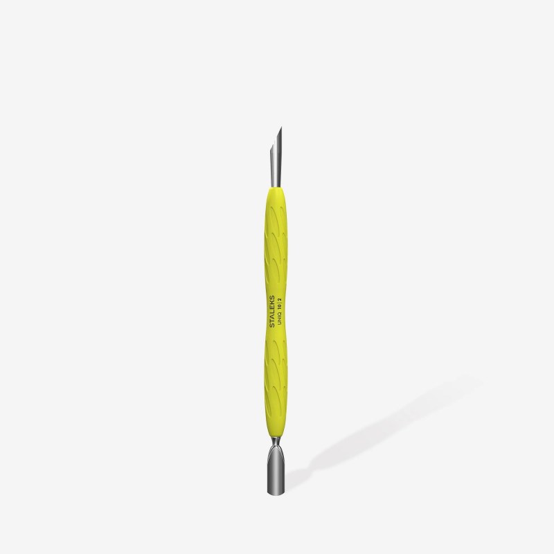 Reducere 20% - Instrument cuticule Staleks Pro UNIQ PQ-10/2 Yellow 1 Instrument cuticule Staleks Pro UNIQ PQ-10/2 Yellow