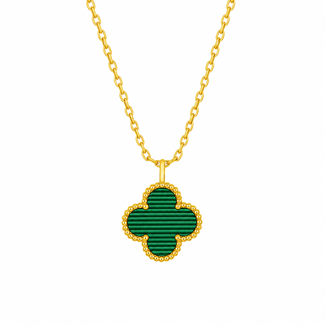 Reducere 35% - Colier Van Luxy Green Gold 1 Colier Van Luxy Green Gold