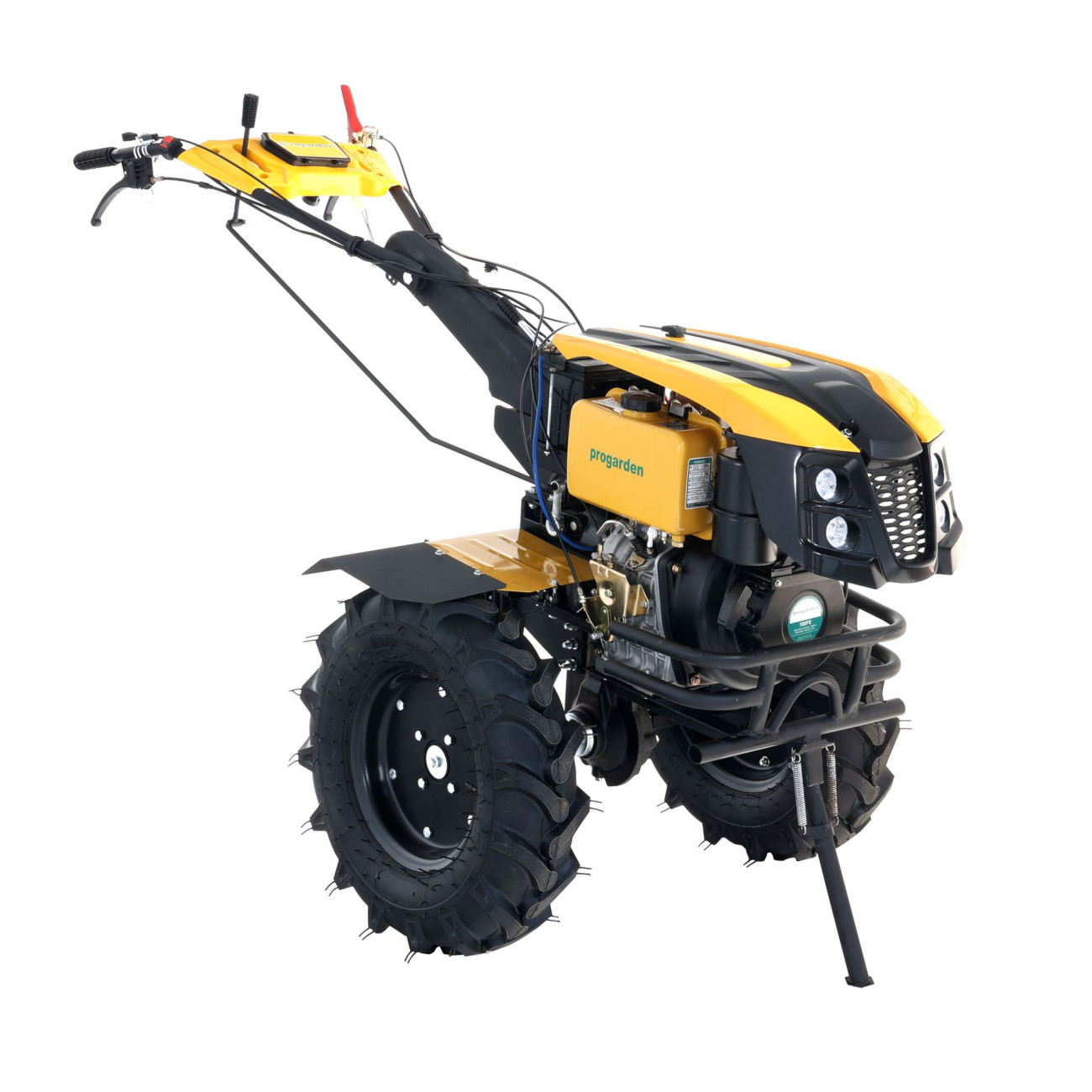 Reducere 20% - Motocultor diesel, Campo 1273 Alpine V2, 12CP, 2+1 trepte, 2+2+1 freze, roti 6.00-12, diesel, EU V, pornire electrica, 2 prize putere, PROGARDEN 1 Motocultor diesel