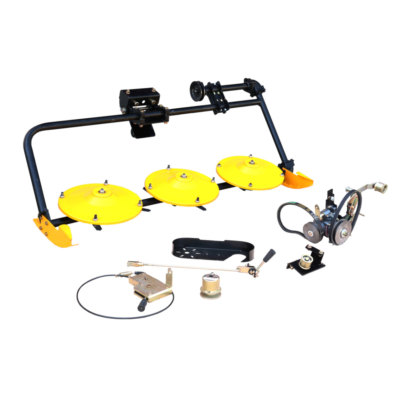 Reducere 20% – Cositoare Frontala Rotativa Progarden cu 3 Discuri pentru Minitractoare Campo T18 G2, G2.1, V25.1 1 Cositoare Frontala Rotativa Progarden cu 3 Discuri pentru Minitractoare Campo T18 G2