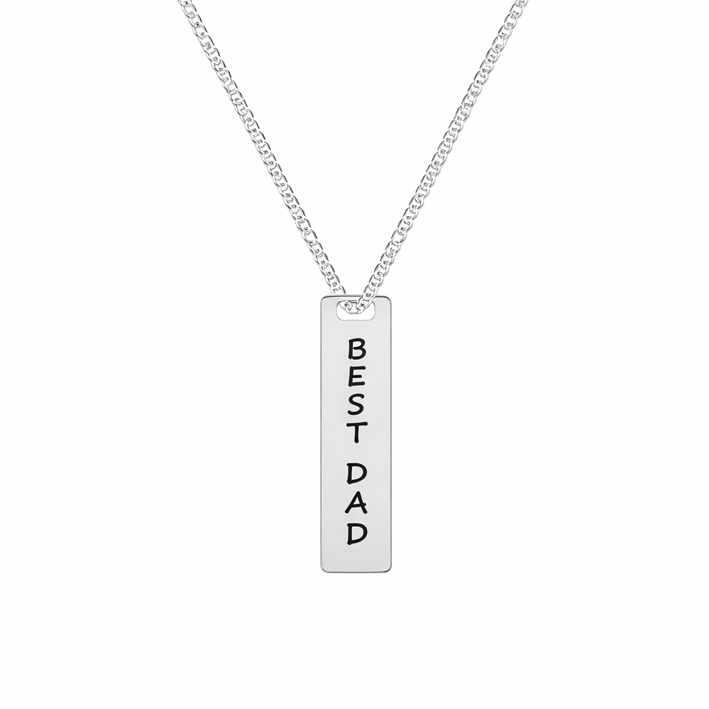 Reducere 50% - Colier Best Dad cu Argint 1 Colier Best Dad cu Argint