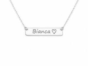 Colier Personalizat Nume cu Argint