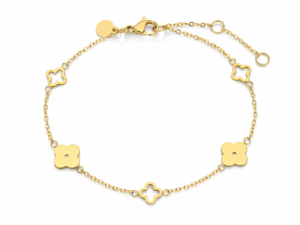 Bratara Trifoi Placata cu Aur 18k