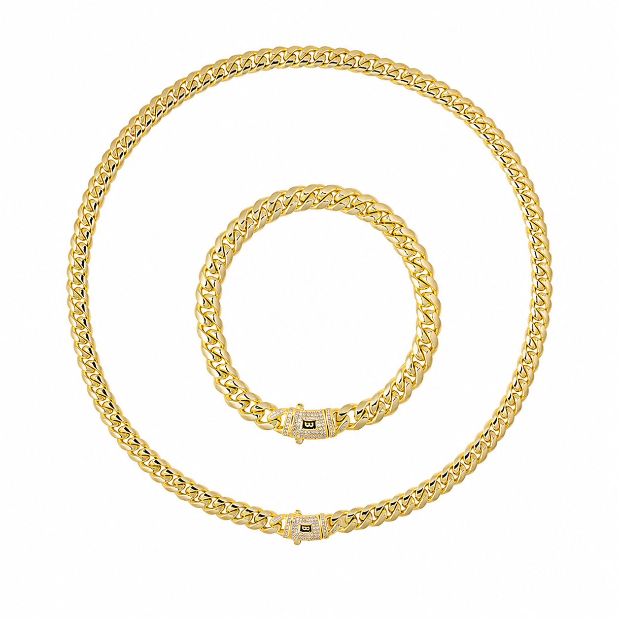 Reducere 44% - Set Monaco 10mm Placat cu Aur 1 Set Monaco 10mm Placat cu Aur
