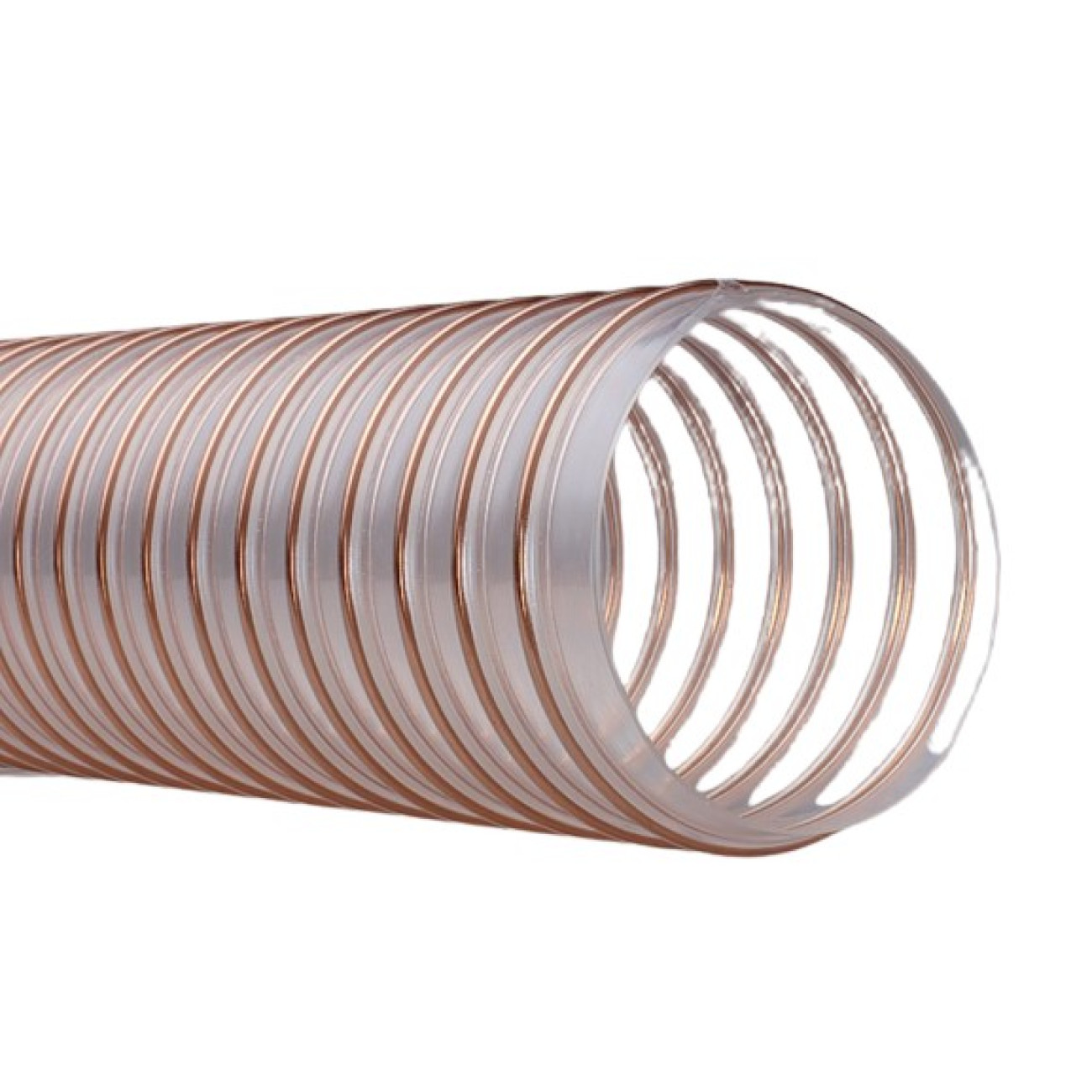 Reducere 20% - Furtun exhaustor, PU FLEXADUX, 0.7mm, 300mm, pentru granule, cereale, ingrasamant, granule, rumegus 1 Furtun exhaustor