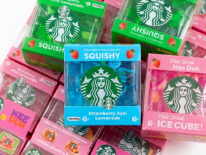 Set Colecționabil NeeDoh x Starbucks – Jucărie Antistres Premium