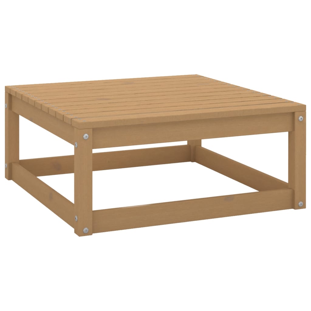 Reducere 77% - Gossi taburet de gradina, maro miere, 70x70x30 cm, lemn masiv de pin 1 Gossi taburet de gradina