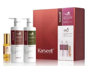 Cutie Set Profesional Karseell – Ulei de Păr + Șampon + Balsam – Hidratare
