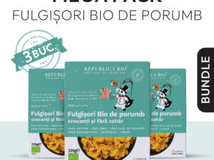 Mega Pack Fulgisori Bio de porumb crocanti si fara zahar FARA GLUTEN Republica BIO