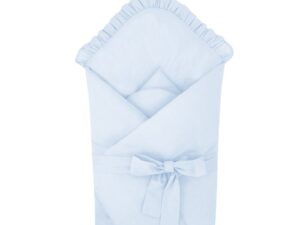 Paturica de infasat MimiNu din bumbac 75x75 cm Colectia Royal Blue