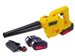 Suflator de frunze fara fir 48V electric puternic 2 in 1 cu 2 acumulatori 48V
