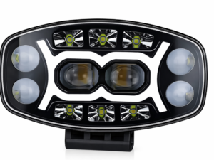 Proiector led auto Spider de 9 inch 12V/24V Off Road camion utilaje lupa alb + galben