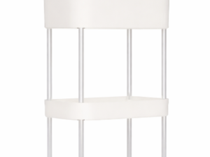 Cos de gunoi tip suport de depozitare cu roti din plastic 78.5 x 24 x 17cm