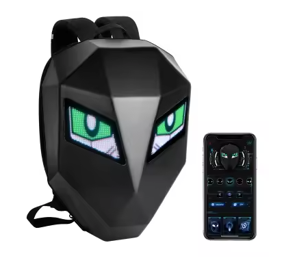 Reducere 52% - Rucsac modern pentru motociclisti ecran led personalizat rezistent la apa multiple moduri de afisare 1 Rucsac modern pentru motociclisti ecran led personalizat rezistent la apa multiple moduri de afisare