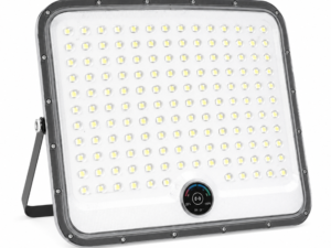 Proiector solar LED Exterior 600W IP65 cu panou separat cu senzor de miscare puternic