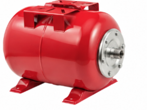 Vas expansiune hidrofor MX890 ORIZONTAL 50 litri ROSU 6 bari membrana inclusa