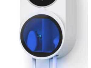 Sterilizator UV portabil pentru 2 periute de dinti tip suport periute Inteligent Senzor Deschidere Inchidere automata