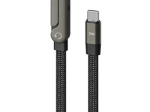 Cablu de incarcare USB C la USB C putere 240W cu Suport Integrat incarcare Rapida Transfer Date Suport Telefon