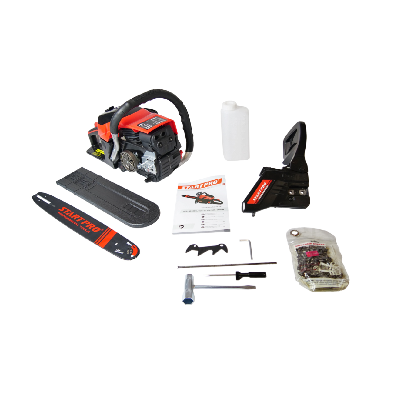 Reducere 20% - Drujba pe benzina, Start Pro, 2.58 CP, pas lant 3.25,lungime lant 38cm, 1900W 1 Drujba pe benzina