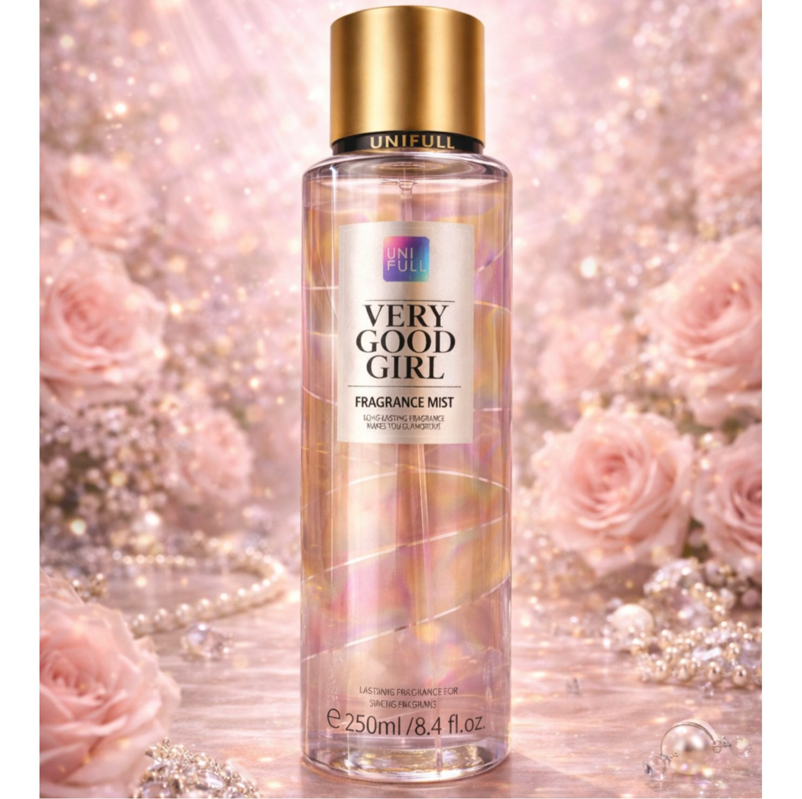 Reducere 38% - CEZI – Spray parfumat pentru corp UniFull Very Good Girl, 250 ml 1 CEZI – Spray parfumat pentru corp UniFull Very Good Girl