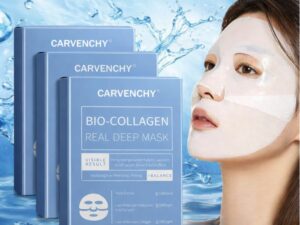 Set 4 Măști Hidrogel cu Bio-Colagen pentru Ten Sensibil – Hidratare Intensivă și Fermitate