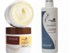Set Karseell Anti-Mătreață & Reparare – Mască Colagen 500ml + Șampon Maca Anti-Mătreață 500ml