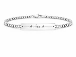 Bratara Personalizata Bae cu Argint