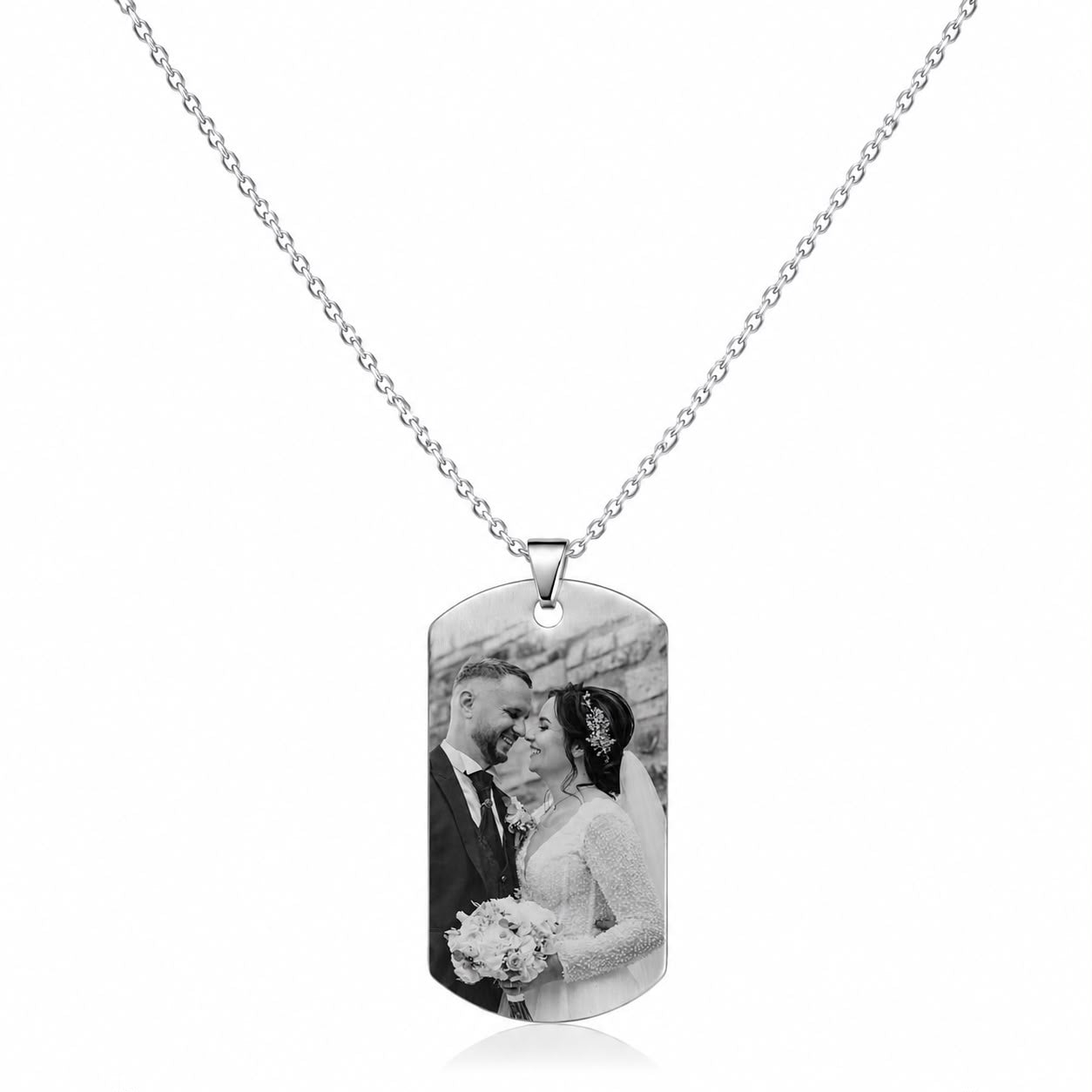 Reducere 39% - Colier Personalizat Eyes Love Silver cu Argint 1 Colier Personalizat Eyes Love Silver cu Argint