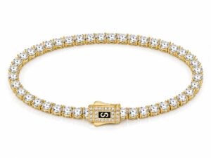Bratara Monaco Tennis Gold Cu Aur 6MM