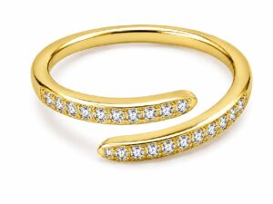 Inel Sway Gold cu Aur Reglabil