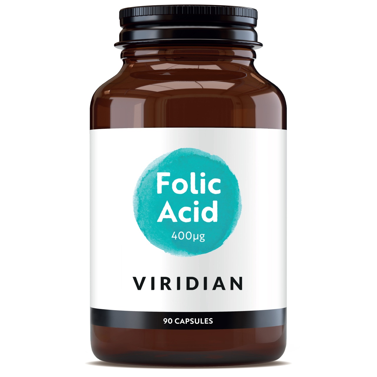 Reducere 5% - Acid Folic 400 μG, 90 Capsule, Viridian 1 Acid Folic 400 μG