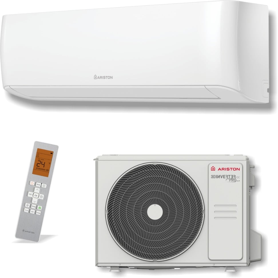 Reducere 16% - Aer conditionat Ariston KYRIS NET, 9000 BTU, Clasa A+++ A++, Wi-Fi, Inverter, Breeze-Away, i-Clean 12000 BTU 1 Aer conditionat Ariston KYRIS NET