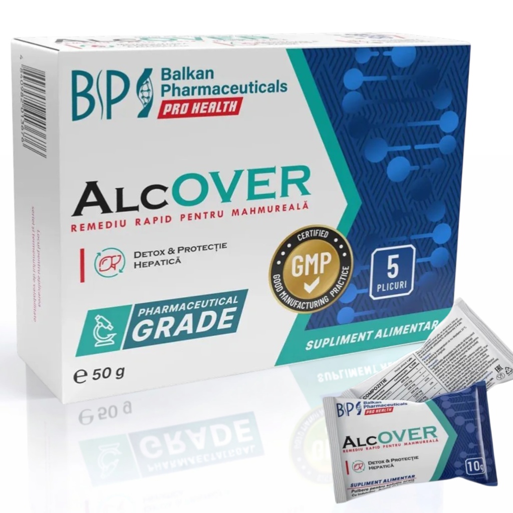 Reducere 15% - Alcover, 5 plicuri x 10 g, Balkan Pharmaceuticals 1 Alcover