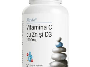 Vitamina C cu Zn si D3 1000mg 30cps vegetale