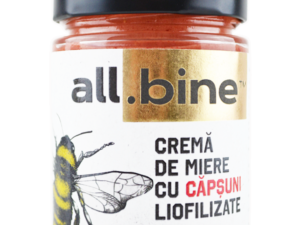 Crema de Miere cu Capsuni Liofilizate 300g