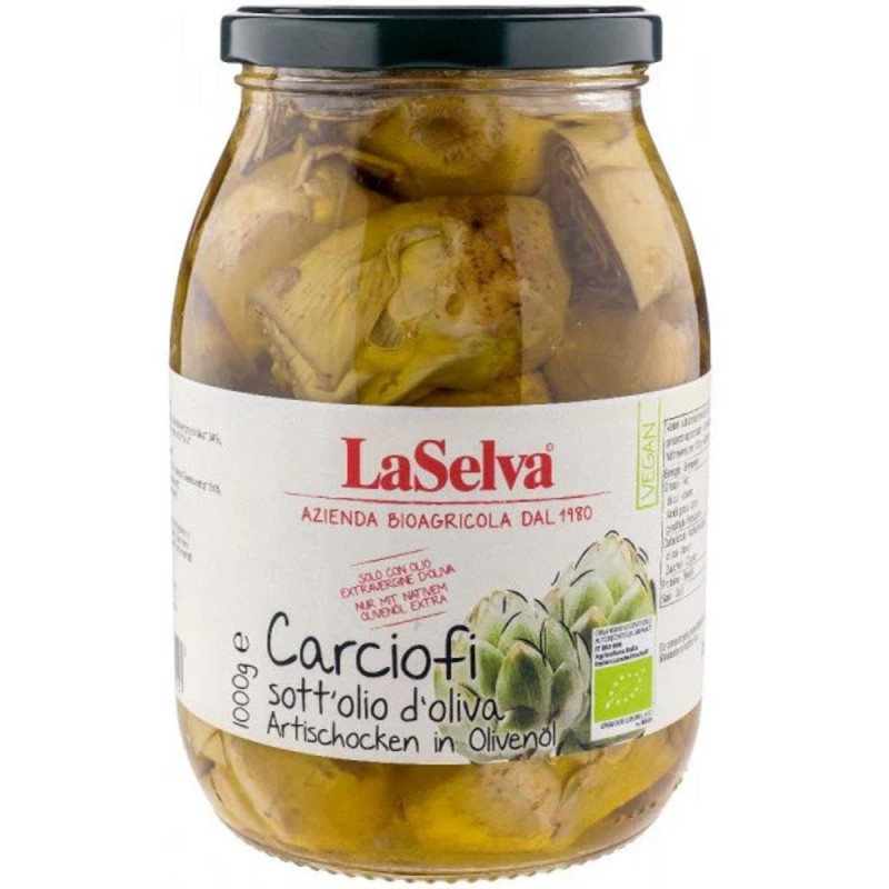 Reducere 14% - Anghinare in Ulei, La Selva, Bio, 1 kg 1 Anghinare in Ulei