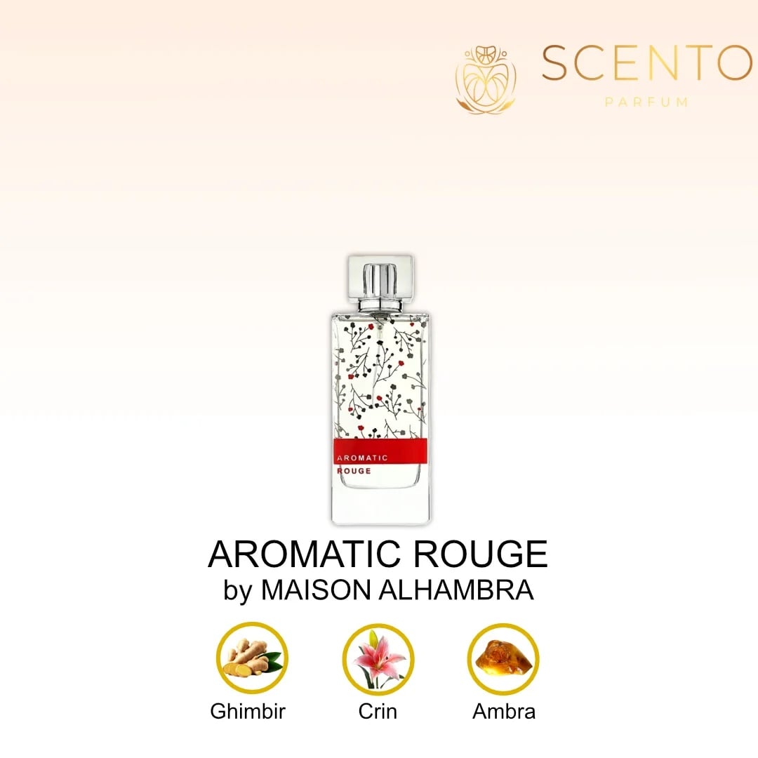 Reducere 48% - Apa de parfum, AROMATIC ROUGE Maison Alhambra, femei, 100 ml 1 Apa de parfum