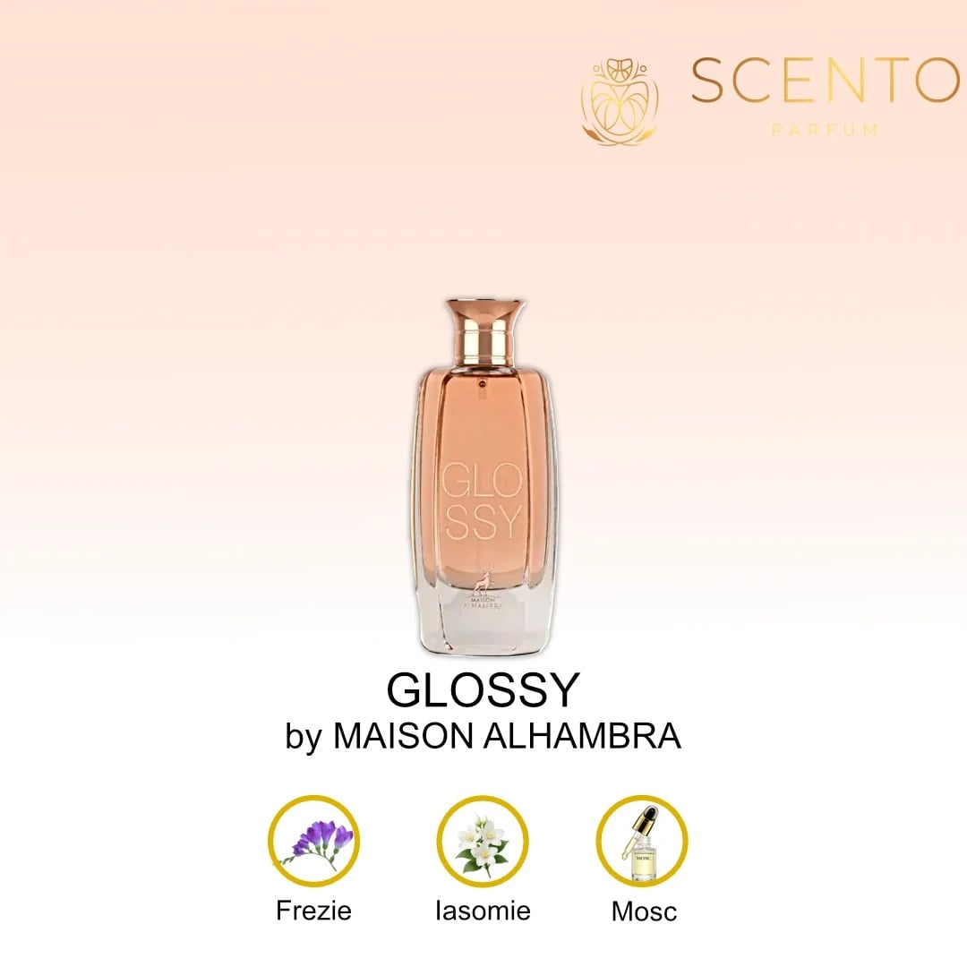 Reducere 46% - Apa de Parfum Glossy, Maison Alhambra, Femei - 100ml 1 Apa de Parfum Glossy
