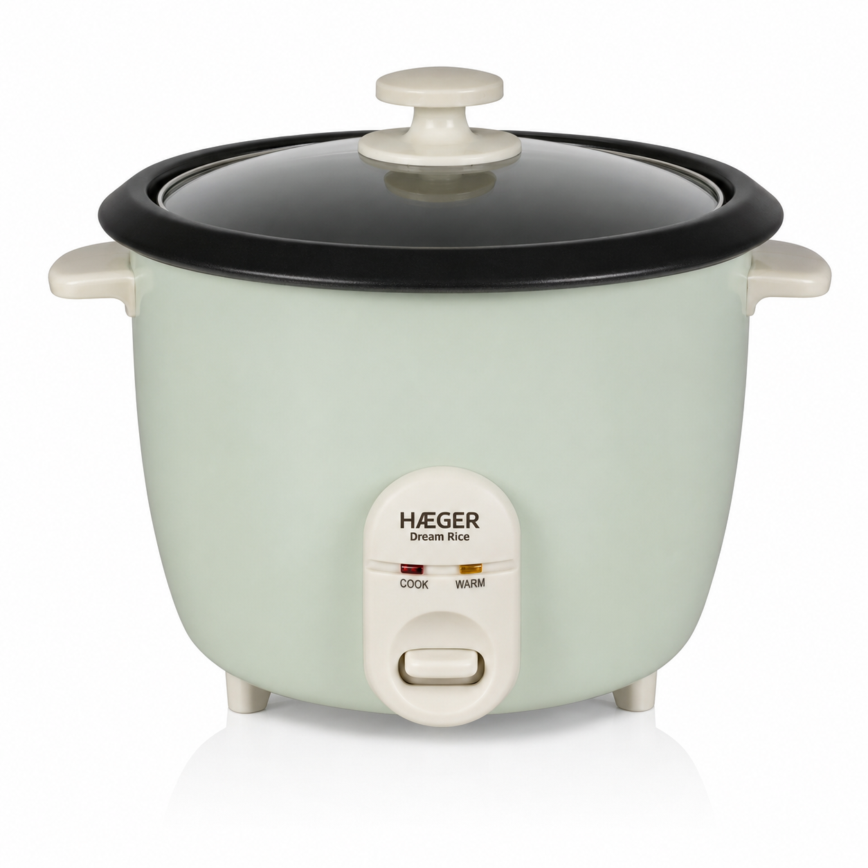 Reducere 20% - Aparat de gatit orez HAEGER DREAM RICE, Capacitate 1.8L, Putere 700W, Functii Cook si Keep Warm, Capac din sticla securizata cu supapa, Verde 1 Aparat de gatit orez HAEGER DREAM RICE