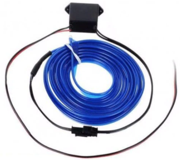 Reducere 61% - Banda LED Neon Auto 2M ALBASTRA 1 Banda LED Neon Auto 2M ALBASTRA