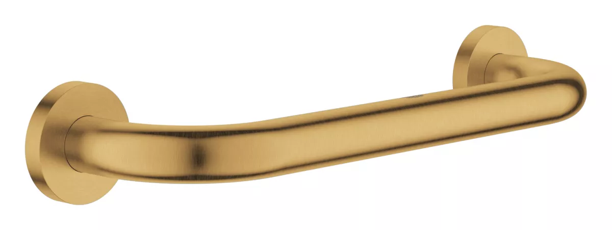 Reducere 20% - Bara sustinere Grohe Essentials, 350 mm, pe perete, metal, mat, auriu, 40421GN1 1 Bara sustinere Grohe Essentials