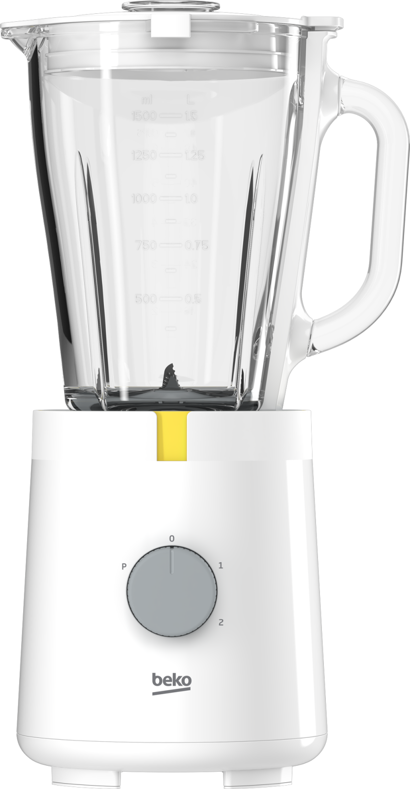 Reducere 38% - Blender Beko TBN62608W, 600 W, 1.5 L, 2 viteze, Functie zdrobire gheata, Alb 1 Blender Beko TBN62608W