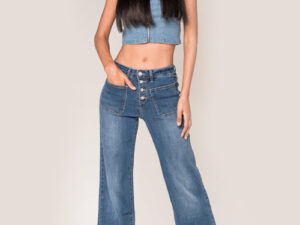 Blugi Dama Evazati Nina Carter Albastri P139-1A M7