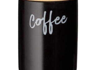 Borcan din ceramica cu capac din Bambus pentru cafea