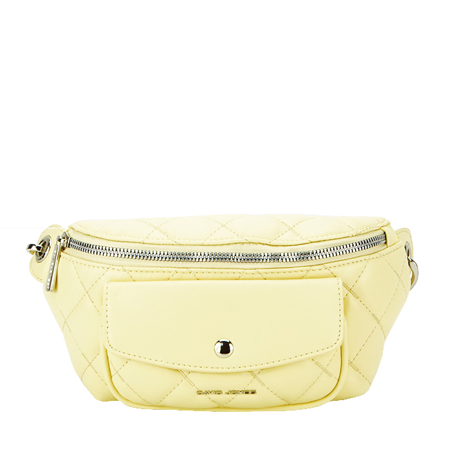 Reducere 67% - Borseta David Jones Paris, 6740-2 14, 12.5x21x7 cm, Galben 1 Borseta David Jones Paris