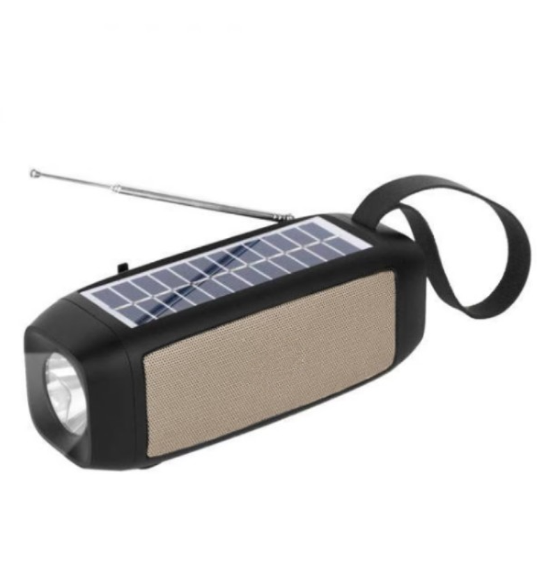 Reducere 62% - Boxa portabila bluetooth USB functie radio si lanterna cu incarcare solara 1 Boxa portabila bluetooth USB functie radio si lanterna cu incarcare solara