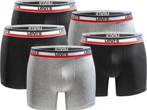 Boxeri barbati Levis Logo Boxershort 5-pack 701224335-001