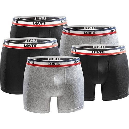 Boxeri bărbați Levis Logo Boxershort 5-pack 701224335-001