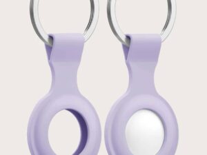 Breloc AirTag Silicon Mauve Purple